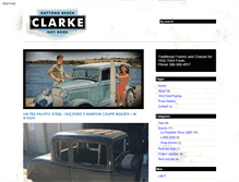 Tablet Screenshot of clarkehotrods.com